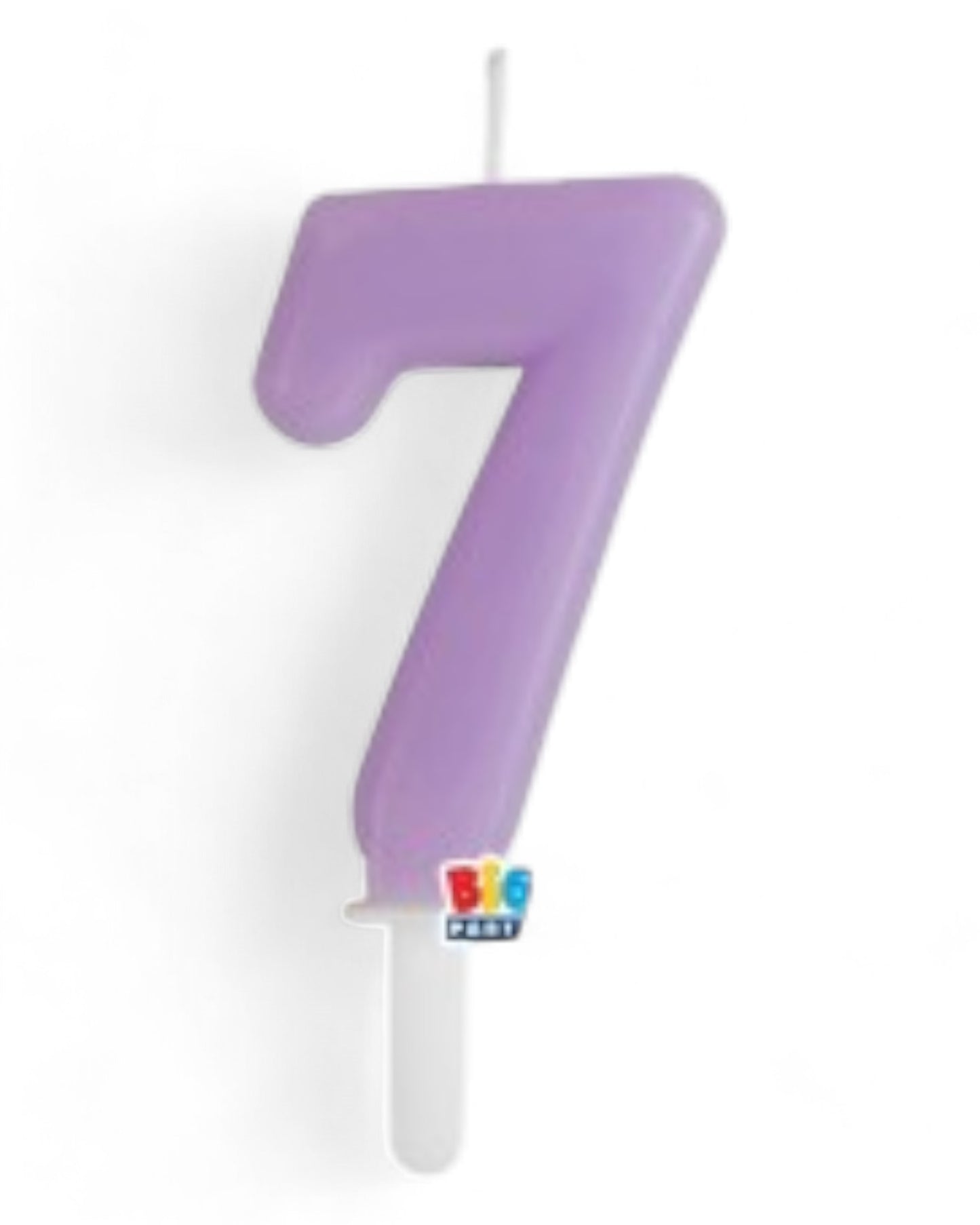 Candeline Numerali | Tiny Plump | Lilla | 7 Cm