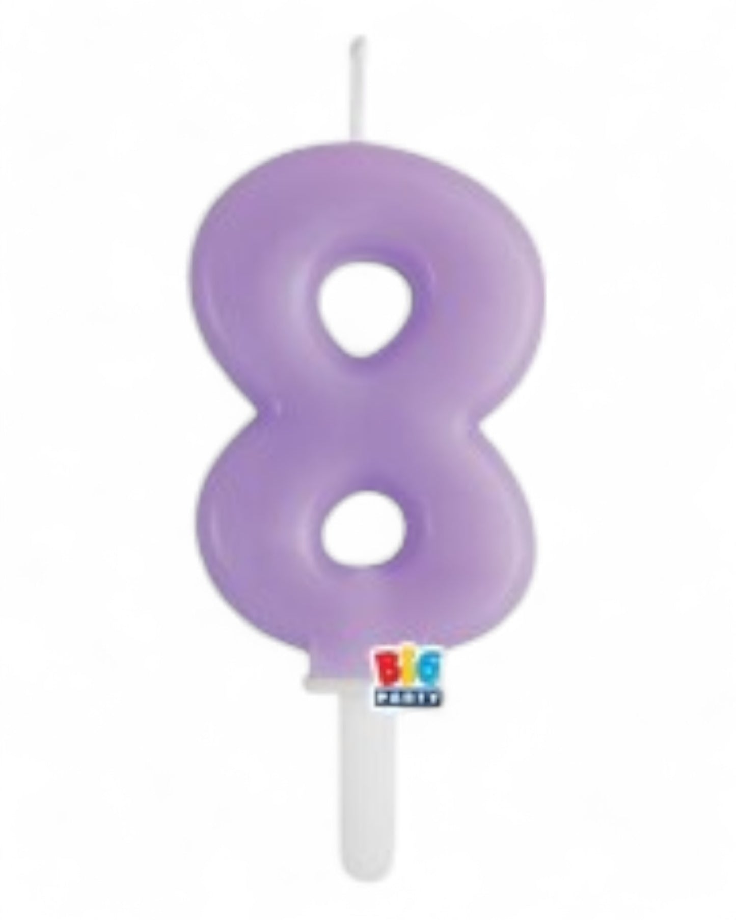 Candeline Numerali | Tiny Plump | Lilla | 7 Cm