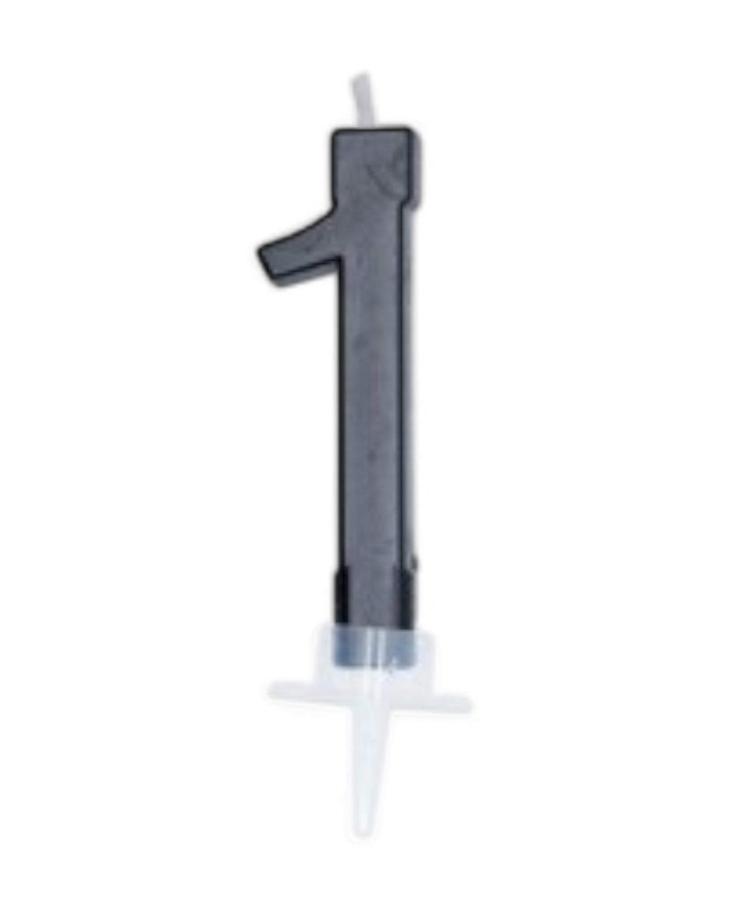 Candeline Numerali | 0-9 | Italic | Nero | 10 Cm