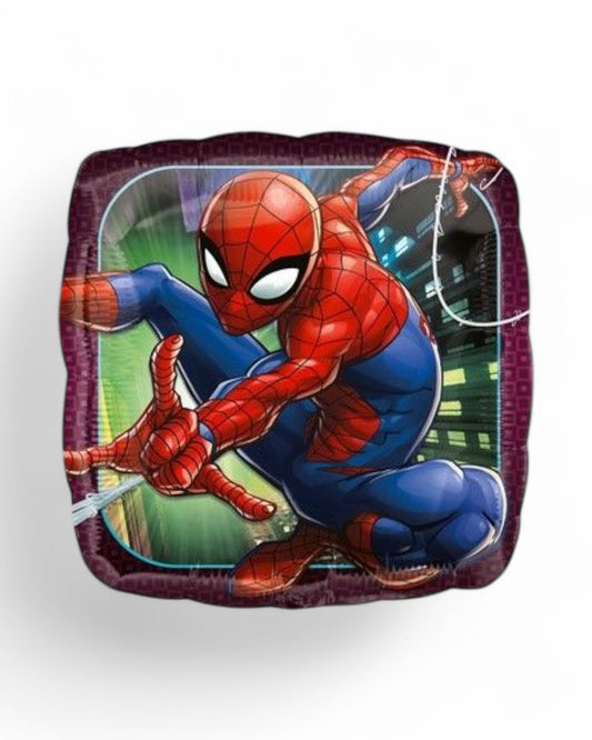 Palloncini Foil | Spiderman Animato Quadrato | 18 Pollici | 1 Pz