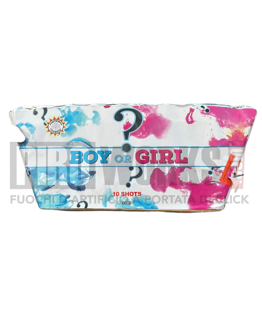 Fetta | Boy or Girl | 10 Colpi | Fumata Rosa/Celeste | Con Miccia