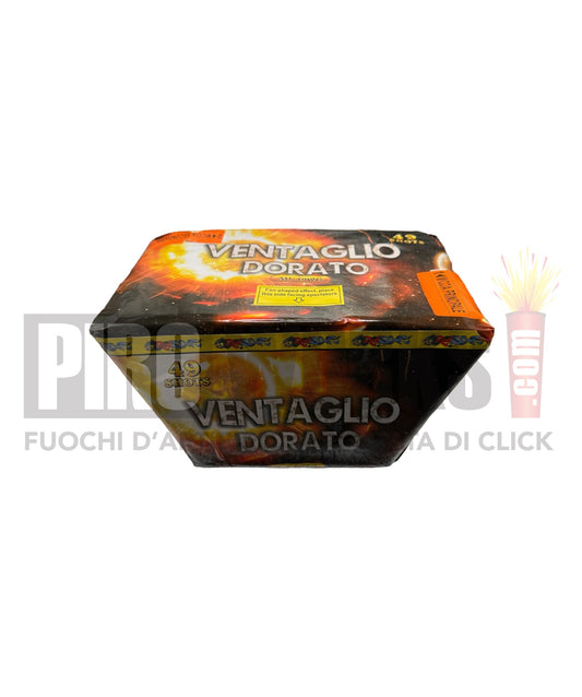Ventaglio Dorato | 49 Colpi | Ventaglio Sbruffi Oro