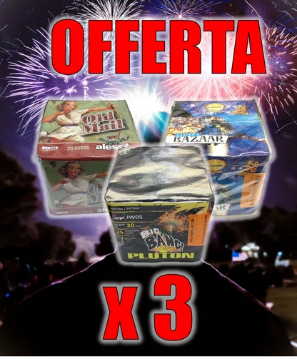 BOX da 3 Batterie da 25 Colpi