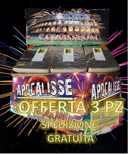 BOX da 3 Batterie da 200 Colpi
