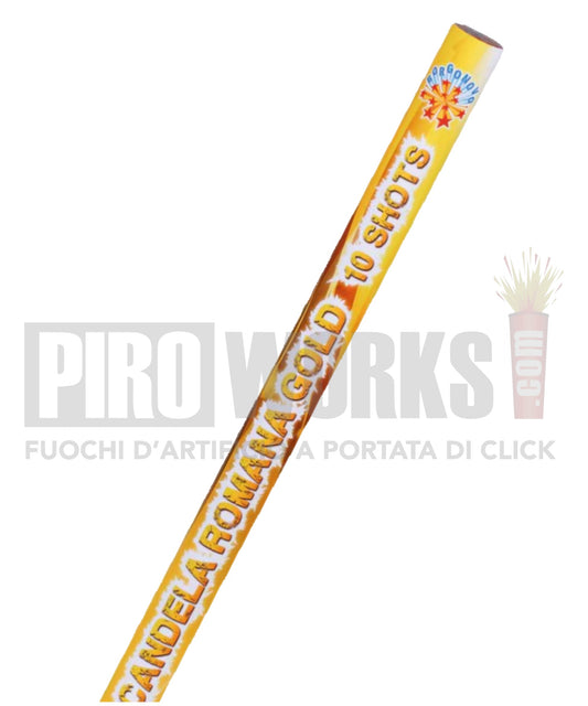 Candela Romana | Gold | Borgonovo | 2 Pz
