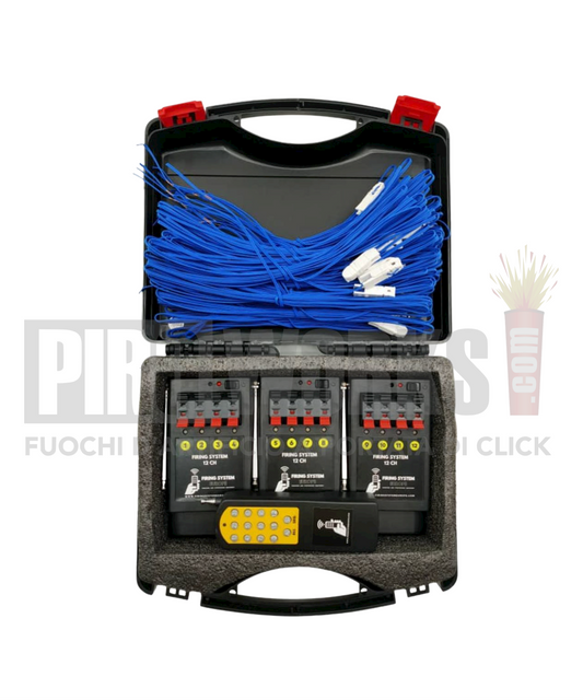 Centralina | 3 Moduli | 12 Canali | 25 Accenditori 2 Metri | Con Radiocomando