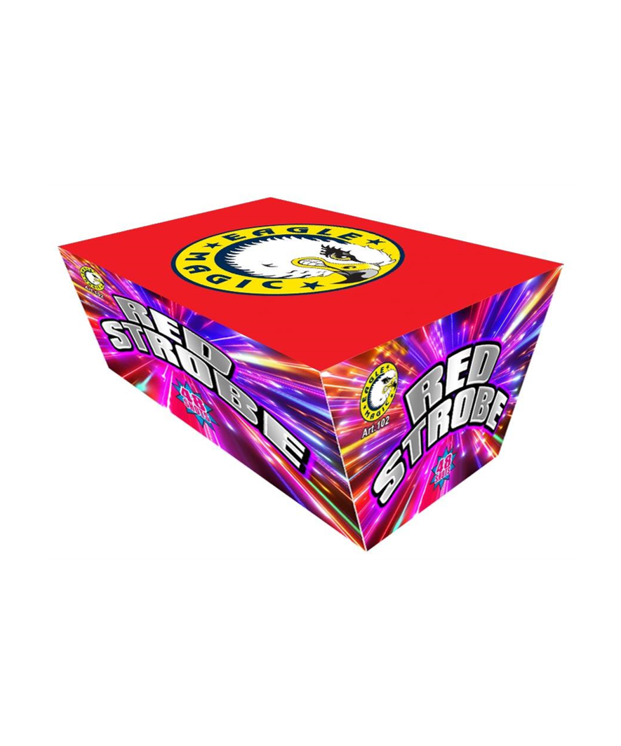 Red Strobe 48 Colpi Scie Rosso Glitter