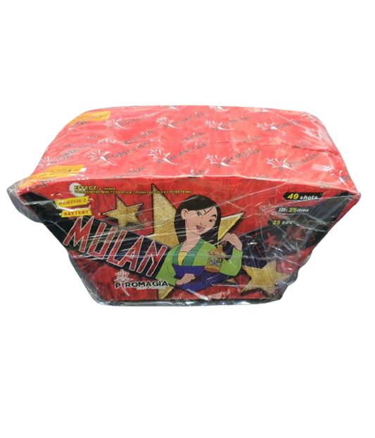 Mulan 49 Shots 25mm Sbruffo Blinker Verde and Spacco Salice Oro and Blinker Verde 