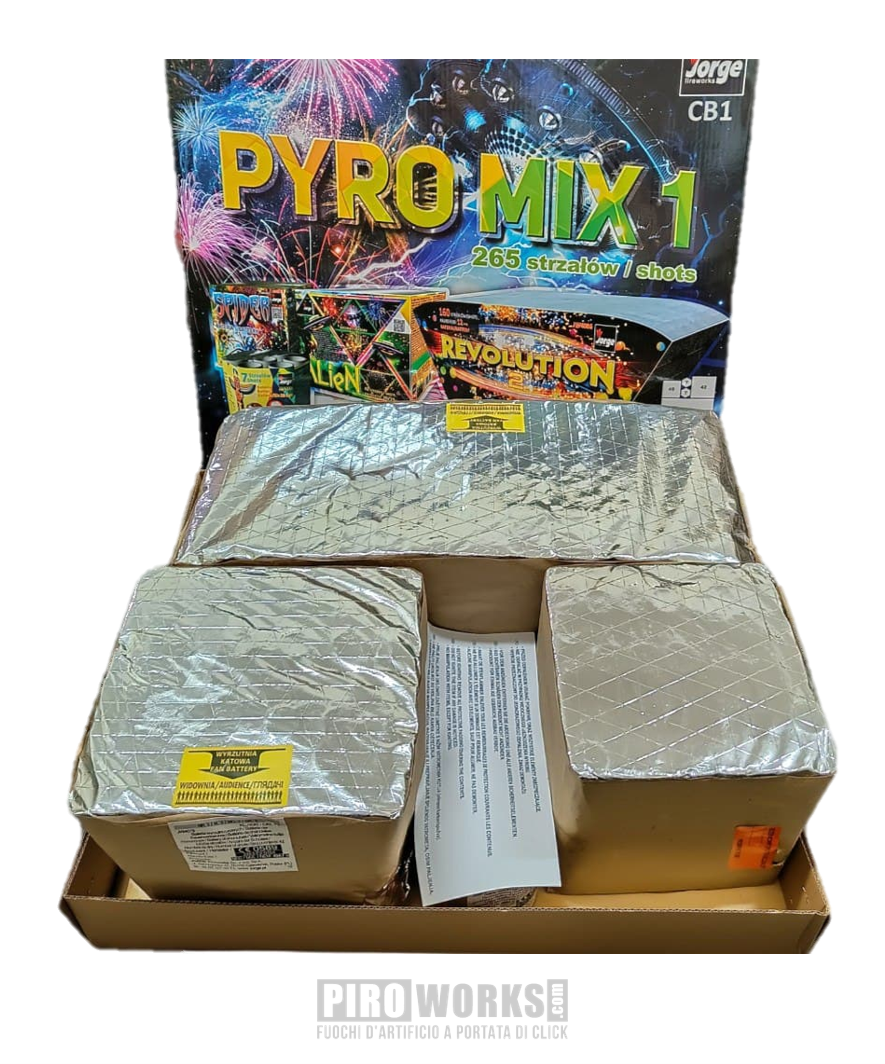 Pyro Mix 1 | 265 Shots | 20mm / 25mm 