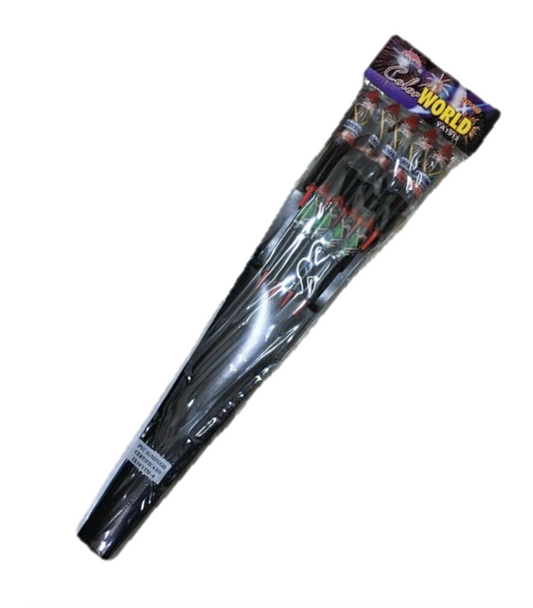 Color World Rockets 9 Pcs
