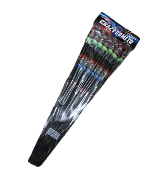 Crazy Comets Rockets 13 Pcs