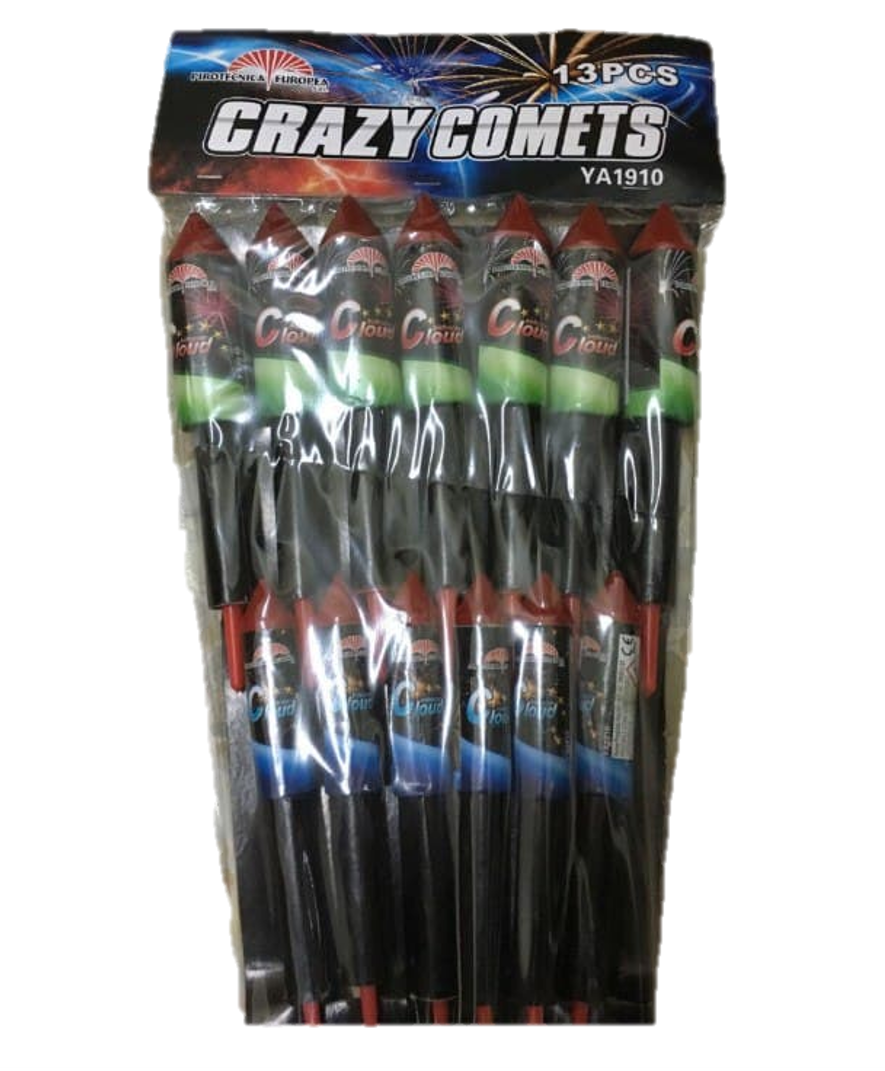 Rockets Crazy Cometas 13 Piezas 