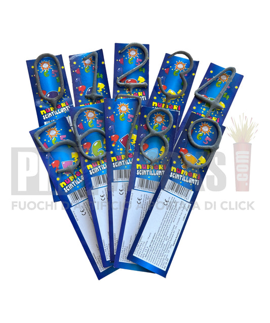 Candeline | Numeri Scintillanti