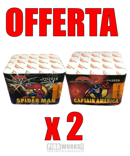 BOX da 2 Batterie da 36 Colpi