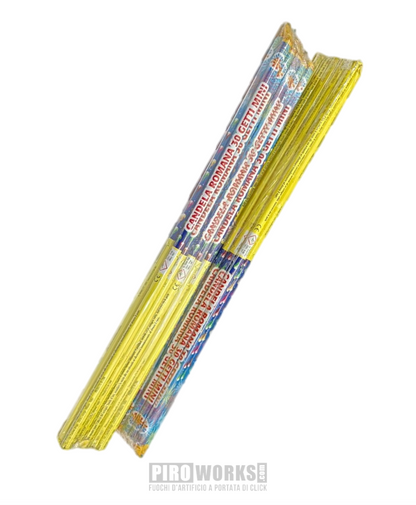 Candela Romana | 30 Getti | 12 Pz | Piromagia