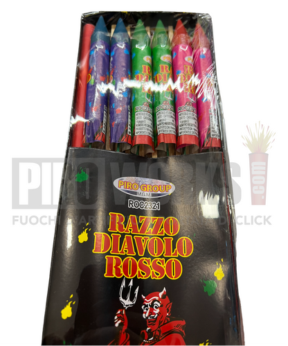 Razzo | Diavolo Rosso | 12 Pezzi