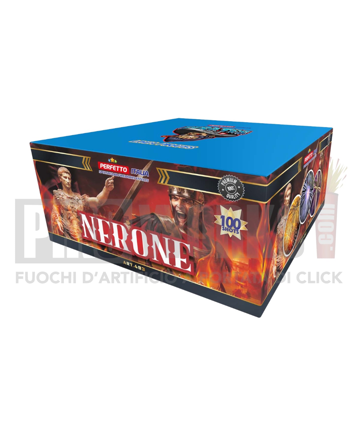 Nerone | 100 Colpi | Linea Pirates | Art.490 | 20mm | Perfetto
