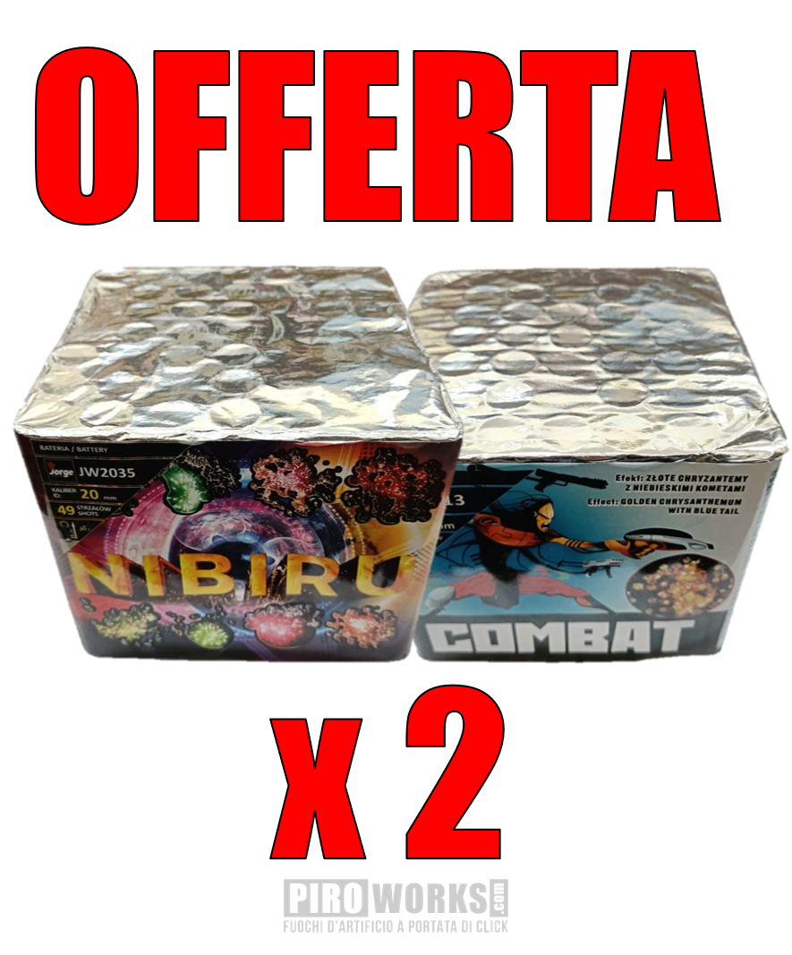 BOX da 2 Batterie da 49 Colpi