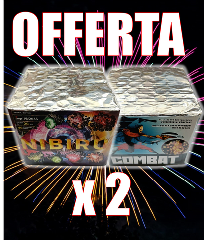 BOX da 2 Batterie da 49 Colpi