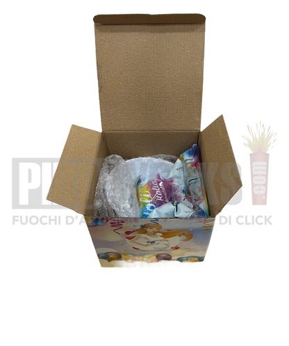 Baby Shower | Boy or Girl | Pallone Polvere Celeste e Rosa