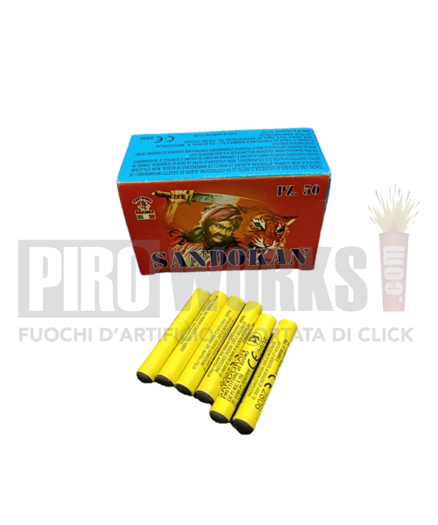 Raudi | Manna Sandokan | Sfregamento | 50 Pz