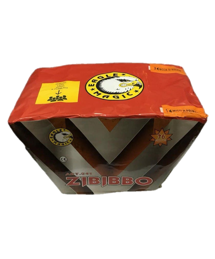 Zibibbo 36 Colpi 25mm Sbruffo Blinker Rosso e Verde